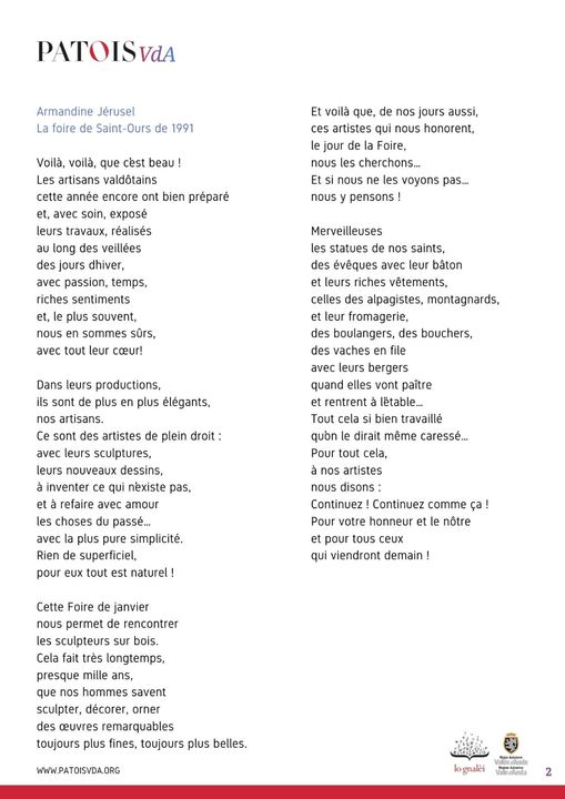 Visualizza immagine Armandine Jerusel, La feira de Sain Ors 1991 - Traduzione in lingua francese
