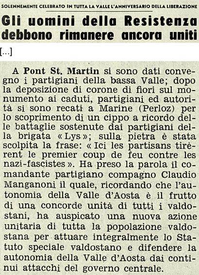 Regarde l'image Extrait d’un article publié dans « Il Lavoro - Le Travail » du 30 avril 1964